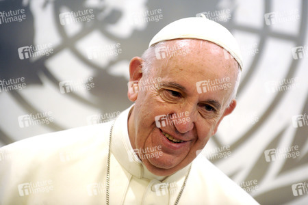 Papst Franziskus bei der UN in New York