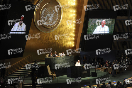 Papst Franziskus bei der UN in New York