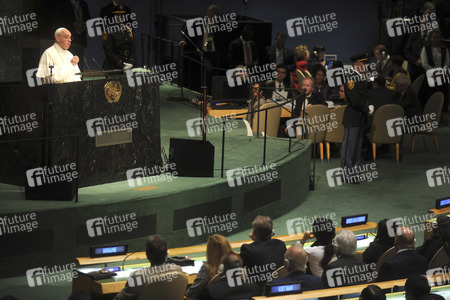 Papst Franziskus bei der UN in New York
