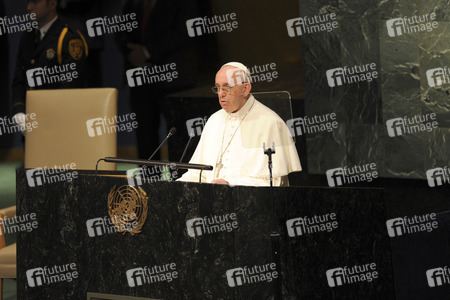 Papst Franziskus bei der UN in New York