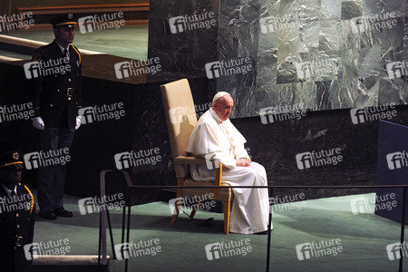 Papst Franziskus bei der UN in New York