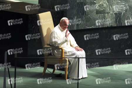 Papst Franziskus bei der UN in New York