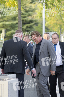 Arnold Schwarzenegger Pressekonferenz in Madrid
