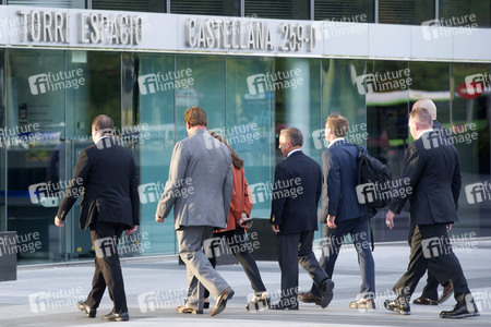 Arnold Schwarzenegger Pressekonferenz in Madrid