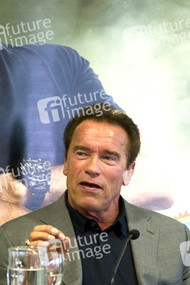 Arnold Schwarzenegger Pressekonferenz in Madrid