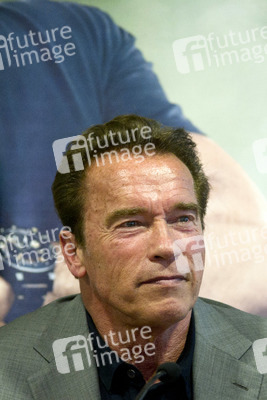 Arnold Schwarzenegger Pressekonferenz in Madrid