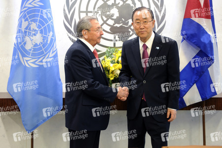 Raúl Castro bei der UN in New York