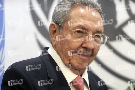 Raúl Castro bei der UN in New York