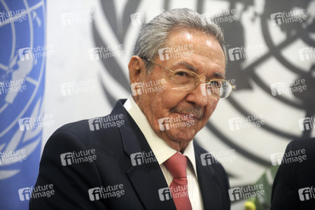 Raúl Castro bei der UN in New York