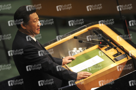 Xi Jinping bbei der UN in New York