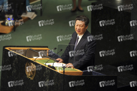 Xi Jinping bbei der UN in New York