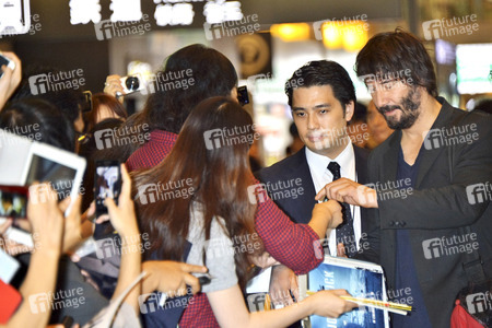 Ankunft von Keanu Reeves in Japan