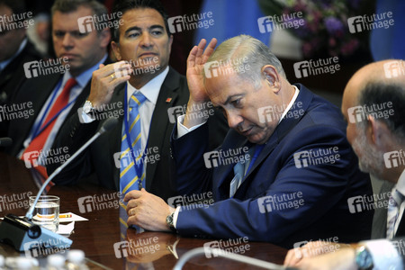 Benjamin Netanyahu im UN-Hauptquartier in New York