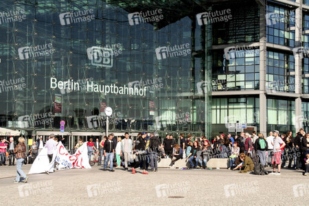 Protest gegen rechte Demo in Berlin