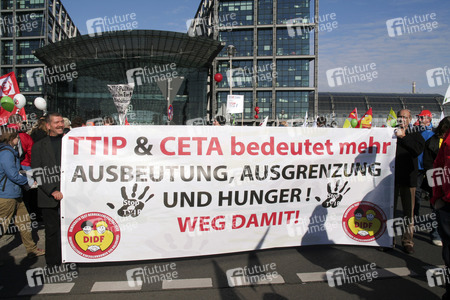 Demo Gegen TTIP und CETA in Berlin