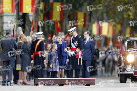 Militärparade zum spanischen Nationalfeiertag in Madrid