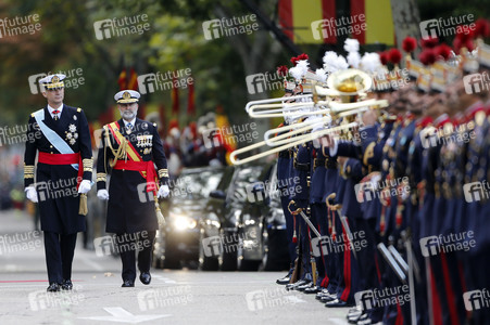 Militärparade zum spanischen Nationalfeiertag in Madrid