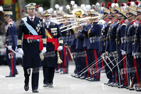 Militärparade zum spanischen Nationalfeiertag in Madrid