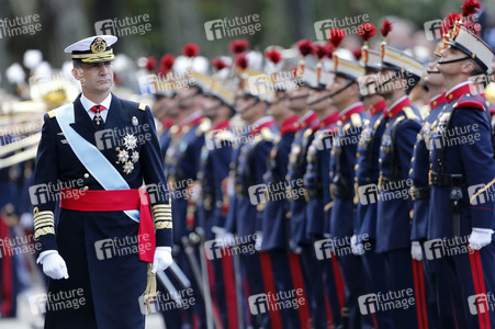 Militärparade zum spanischen Nationalfeiertag in Madrid