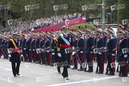 Militärparade zum spanischen Nationalfeiertag in Madrid