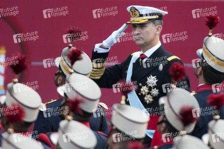 Militärparade zum spanischen Nationalfeiertag in Madrid