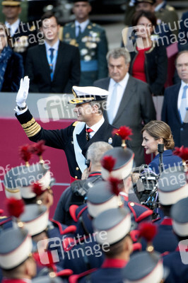 Militärparade zum spanischen Nationalfeiertag in Madrid