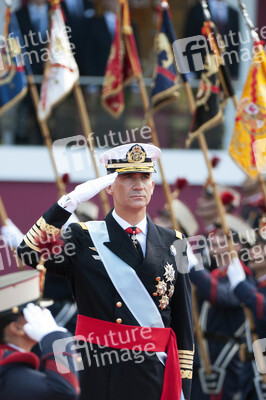 Militärparade zum spanischen Nationalfeiertag in Madrid
