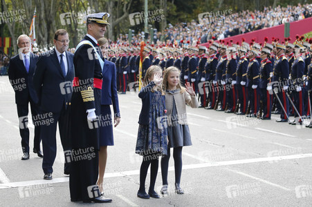Militärparade zum spanischen Nationalfeiertag in Madrid