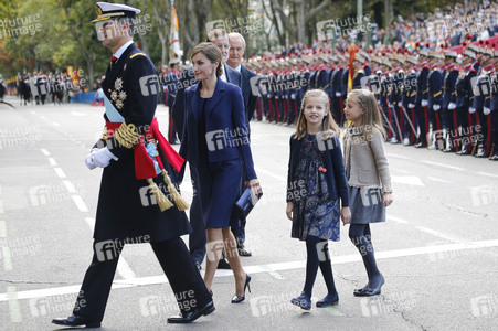Militärparade zum spanischen Nationalfeiertag in Madrid