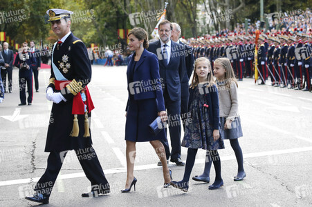 Militärparade zum spanischen Nationalfeiertag in Madrid