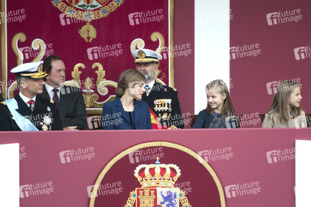 Militärparade zum spanischen Nationalfeiertag in Madrid