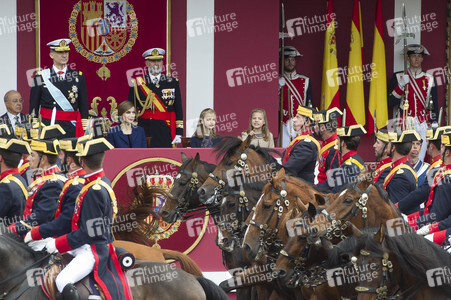 Militärparade zum spanischen Nationalfeiertag in Madrid