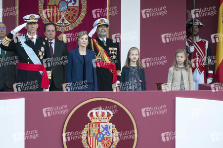 Militärparade zum spanischen Nationalfeiertag in Madrid