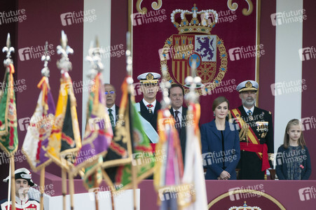 Militärparade zum spanischen Nationalfeiertag in Madrid