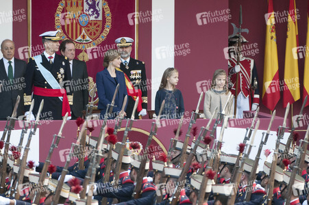 Militärparade zum spanischen Nationalfeiertag in Madrid