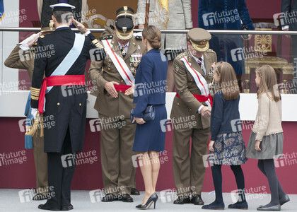 Militärparade zum spanischen Nationalfeiertag in Madrid