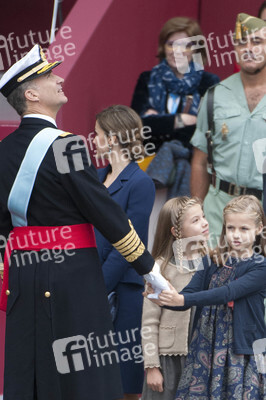 Militärparade zum spanischen Nationalfeiertag in Madrid