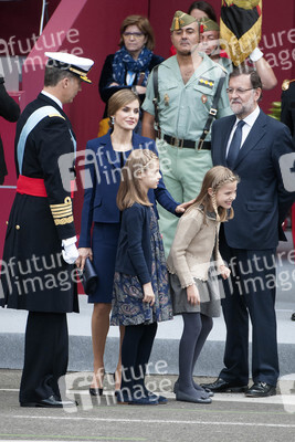 Militärparade zum spanischen Nationalfeiertag in Madrid