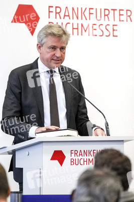 Eröffnungs-Pressekonferenz der 67. Frankfurter Buchmesse 2015 in Franlfurt