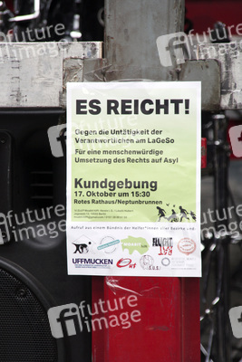 'Moabit hilft' Protest in Berlin