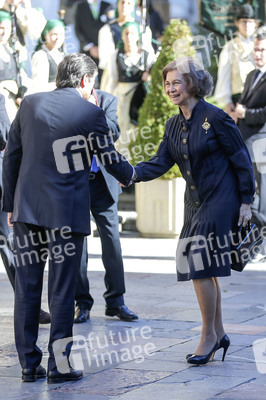 Emfpang zur Verleihung der Princess of Asturias Awards 2015 in Oviedo