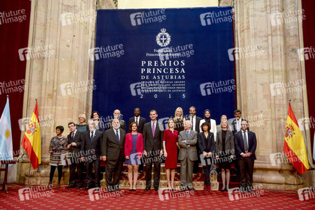Emfpang zur Verleihung der Princess of Asturias Awards 2015 in Oviedo