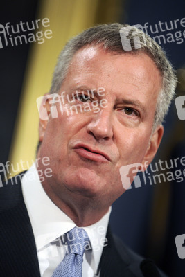 Bill de Blasio Pressekonferenz  in New York