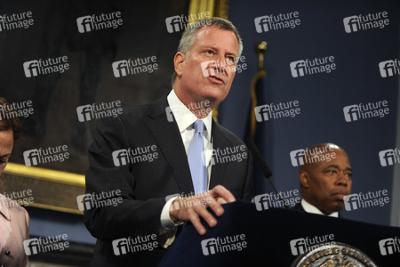 Bill de Blasio Pressekonferenz  in New York