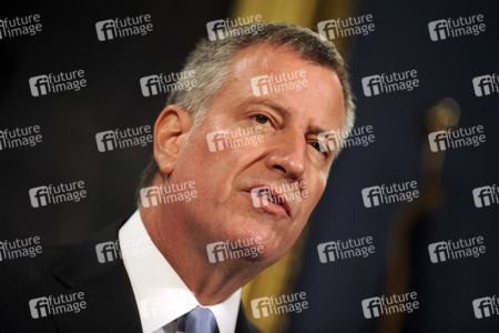 Bill de Blasio Pressekonferenz  in New York