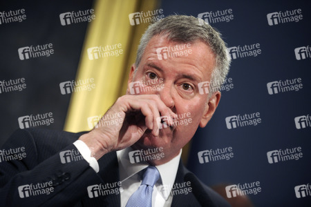 Bill de Blasio Pressekonferenz  in New York