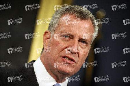 Bill de Blasio Pressekonferenz  in New York