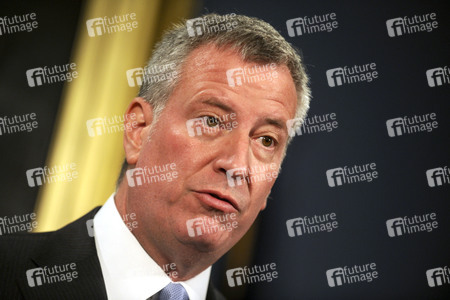 Bill de Blasio Pressekonferenz  in New York