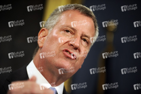 Bill de Blasio Pressekonferenz  in New York