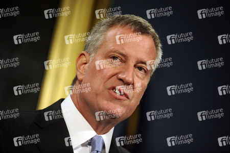Bill de Blasio Pressekonferenz  in New York